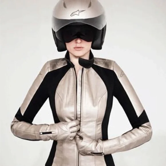 Alpinestars Stella Vika Leather Women’s Motorcycle Jacket - Picture 8 of 8